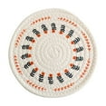 thumbnail image 3 of Linen Woven Insulated Household Dining Table Mat, 3 of 5