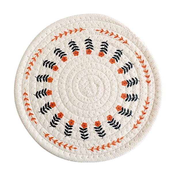 And Linen Woven Thermal Insulation Household Meal Scald Table Mat