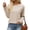 Beige, variant on Hurxie Women's Off Shoulder Tops Batwing Long Sleeve Shirts Loose Fall Fashion Blouse Tunic Oversized Pullover Sweater
