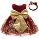 thumbnail image 1 of Vestido CMMCHAAH para niñas, Navidad, color burdeos, de 2 a 3 años, 1 of 5