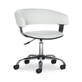 thumbnail image 2 of Nellie Low-Back Desk Chair with Adjustable Height and Castors, 225 lbs., White, 2 of 16