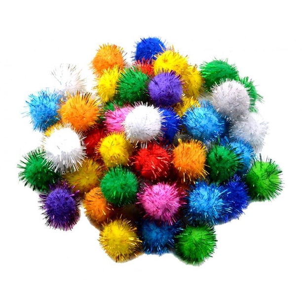 Duories Lot De 50 Pompons Colorés De 20 Mm - Pour Travaux Duories Lot De 50 Pompons Colorés De 20 Mm - Pour Travaux