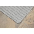thumbnail image 4 of Garland Rug Sheridan Washable Nylon Platinum Gray Bathroom Runner, 22" x 60", 4 of 5