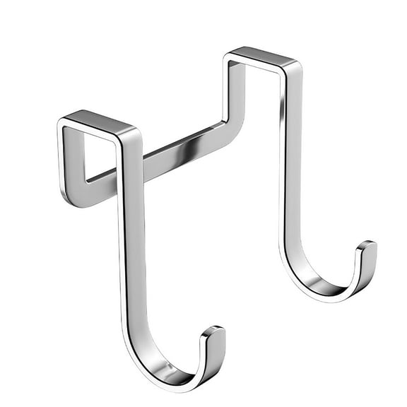 geerera Stainless Steel Hooks, S-Shaped Double Hanger for Kitchen & Wardrobe, Rustproof Organizer, for Utensils, Doors, Dormitory