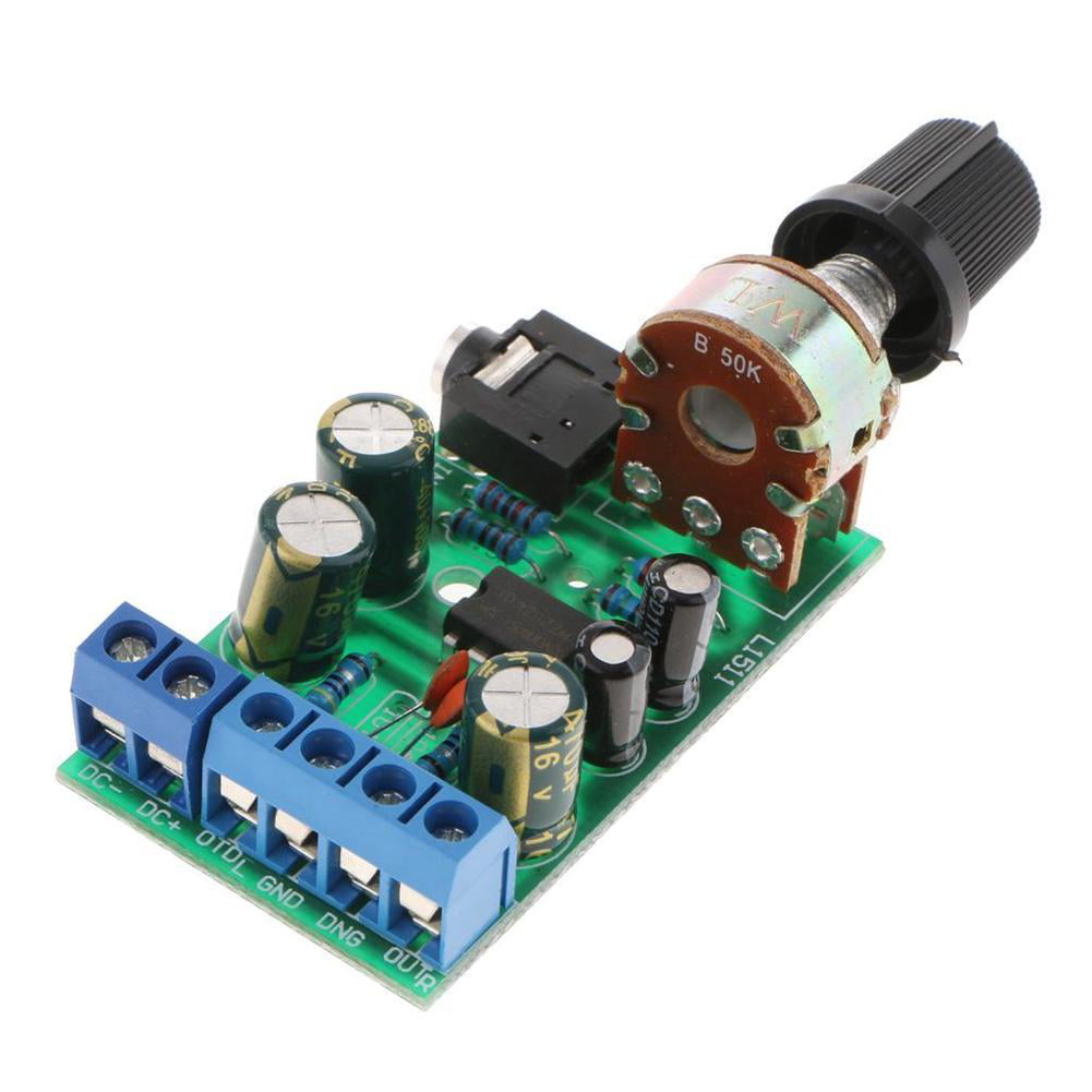DC3V 5V 6V 12V Audio Power Amplifier Board TDA2822M Mini 2.0 Channel 1W*2 Stereo 