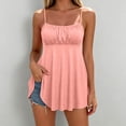 thumbnail image 2 of SwiftWear Women's Spaghetti Strap Camisole Flowy Long Tank Top Sleeveless Summer Casual Loose Blouse for Beach Vacation, 2 of 6