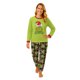 thumbnail image 1 of Moonsky Flannel Christmas Pajamas For Family Parent-child Warm Christmas Set Giant Monster Printed Home Wear Pajamas Two-piece Mom Set Plaid Pants Matching Christmas Pjs For Winter#Women S, 1 of 5