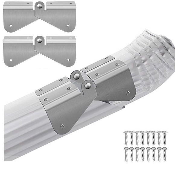Vaidha 2 Pcs Gutter Extension Hinge, Downspout Extension FlipUp Hinge | Easy DIY Installation On Any Size Rectangle Or Square Downspout Convenient And Save Money
