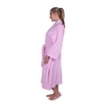 thumbnail image 5 of Puffy Cotton Adult Unisex Kimono Bath Robe 100% Natural Soft Cotton - Light Pink, 5 of 6