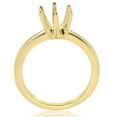 thumbnail image 2 of Pompeii Yellow Gold 14K Solitaire Semi Mount Engagement Ring (,), 2 of 4