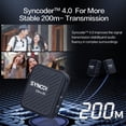 thumbnail image 3 of SYNCO G1A2 Pro Wireless Microphone System with 1 Receiver &, 3 of 8