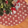 thumbnail image 3 of Christmas Tree Skirt 48" Snow Cake Gift Christmas (11) Xmas Tree Skirts Mat for New Year Holiday Christmas Party Decorations, 3 of 5