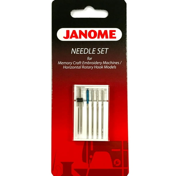 Assorted Needle 5 Pack Set 200343004 For Janome sewing machines