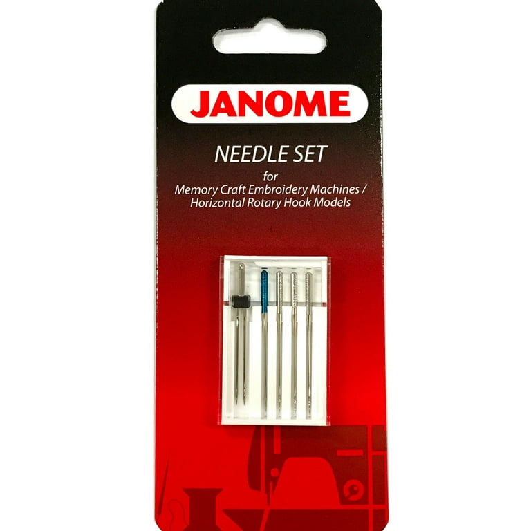 Assorted Needle 5 Pack Set #200343004 For Janome sewing machines 