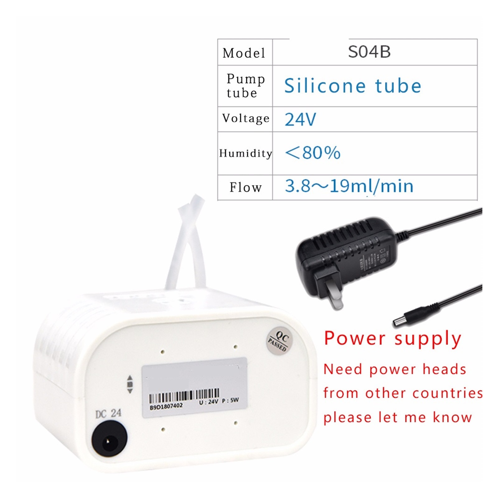 Peristaltic Pump 24v Dc Liquid Dosing Pump For Aquarium Lab Analytical Electric Water Pump Self-priming Pump Nasal Feeding Pump ,Low Noise
