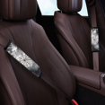 thumbnail image 3 of Chririnla Car Seat Belt Cover Durable Seat Belt Shoulder Pad Polyester Soft, Suitable for SUV Sedan, Spider's web, 3 of 8