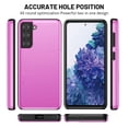 thumbnail image 6 of Dteck Case for Samsung Galaxy S21 Plus 6.7-inch,Shockproof Wallet Card Slot Holder Pocket Slide Slim Fit Dual Layer Soft TPU Hard PC Hybrid Protective Back Galaxy S21+ Cover,Pink, 6 of 6