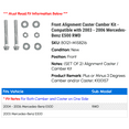 thumbnail image 2 of Front Alignment Caster Camber Kit - Compatible with 2003 - 2006 Mercedes-Benz E500 RWD 2004 2005, 2 of 3