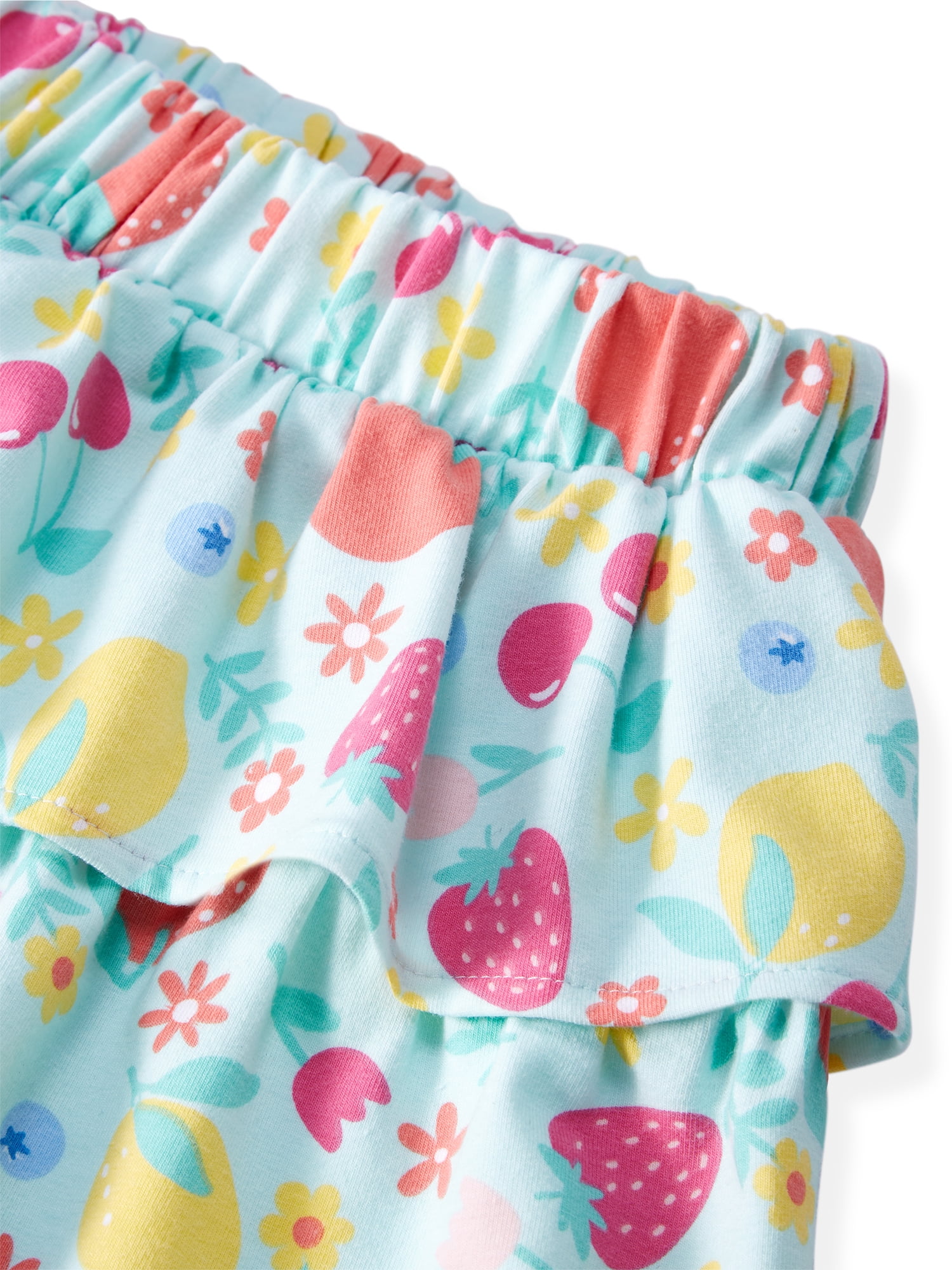 Garanimals Newborn, Baby & Toddler Girl Cotton 3-Piece Set, Tank, Tee & Scooter Skirt, Sizes 0-6T