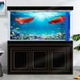 thumbnail image 2 of 48X20IN Aquarium Background Under The Sea Coral Reef Scenery Backdrop Terrarium Background Underwater Marine Organism Fish Tank Background with 10EVA Double-Sided Tape, 2 of 5
