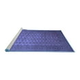 thumbnail image 2 of Ahgly Company Machine Washable Indoor Rectangle Persian Blue Traditional Area Rugs, 2' x 5', 2 of 4
