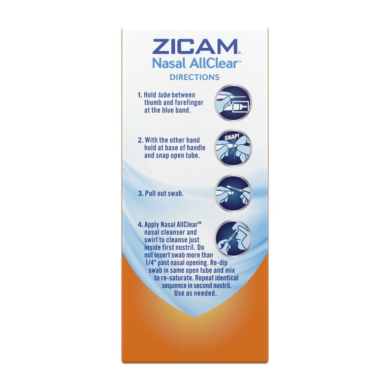 ナカムラ Zicam Nasal AllClear, Triple Action Nasal Cleanser with Cooling