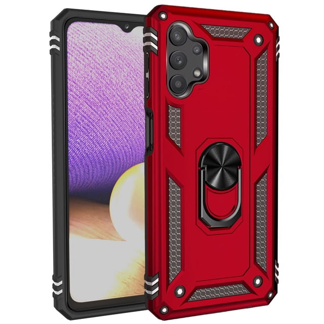 Funda de teléfono para Samsung A32 5G de Uso Rudo Shockproof + Cristal 9D