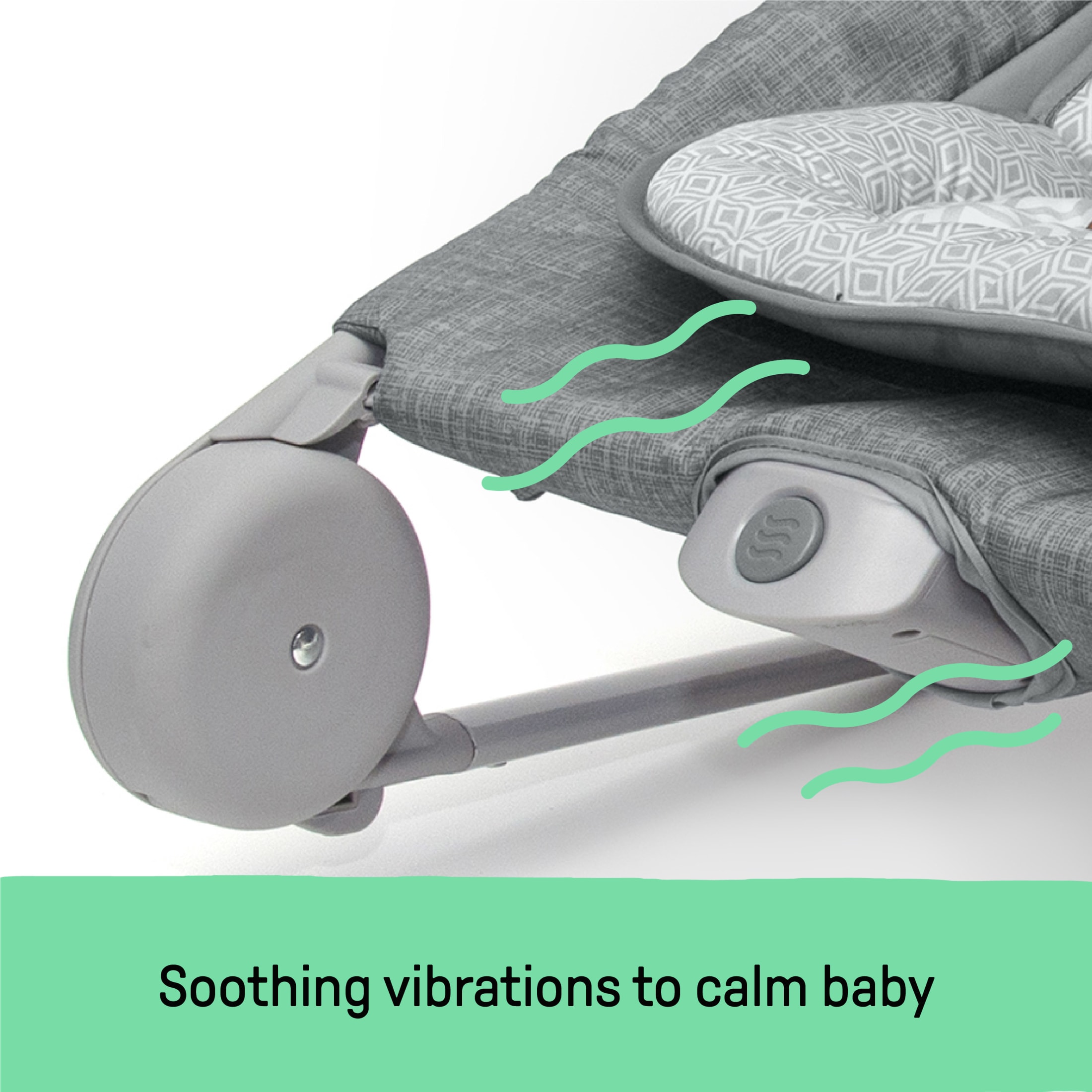 Ingenuity 2-in-1 Baby Bouncer & Rocker Duo, Heather Gray photo 6