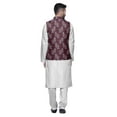 thumbnail image 3 of Atasi Indian Traditional Kurta Churidar Pajama Set With Nehru Jacket For Men, 3 of 3