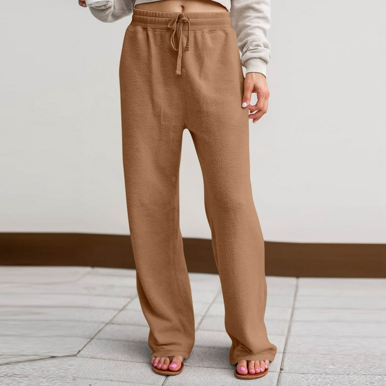 Cotton knit pants with pockets online