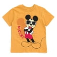 thumbnail image 4 of Disney Mickey Mouse Little Boys T-Shirt and Mesh Shorts Outfit Set Infant to Little Kid, 4 of 5