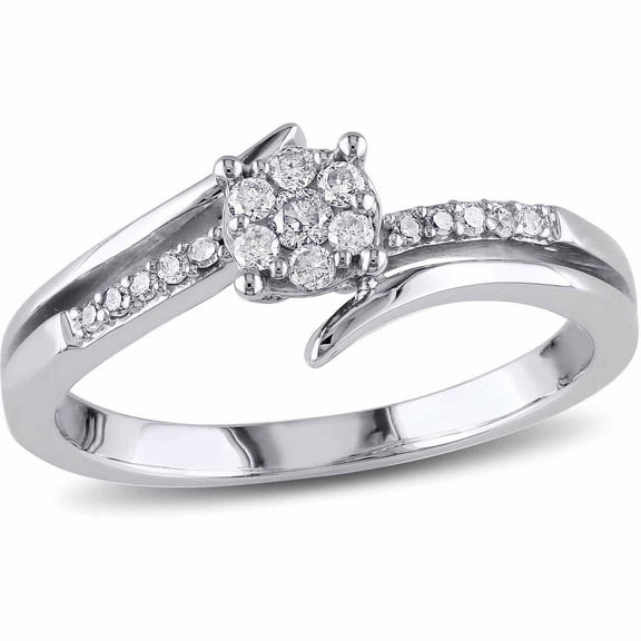 Everly Women's Diamond10K White Gold Engagement Ring