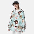 thumbnail image 4 of Picia Cute Pug Dogs Women's Men's UPF 50+ Sun Protection Hoodie Shirt Long Sleeve SPF Fishing Outdoor UV Hiking Lightweight Shirts-3X-Large, 4 of 9