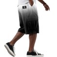 thumbnail image 2 of Men Ombre Gradient Solid Color Corduroy Cargo Shorts Drawstring Elastic Waist Multi Pockets Knee Length Five Inch Casual Shorts For Summer Beach Vacation Outdoor Travel, 2 of 6