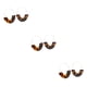 thumbnail image 3 of Pendientes de acrílico Minnieouse en forma de C con adornos geométricos colgantes, 3 of 6