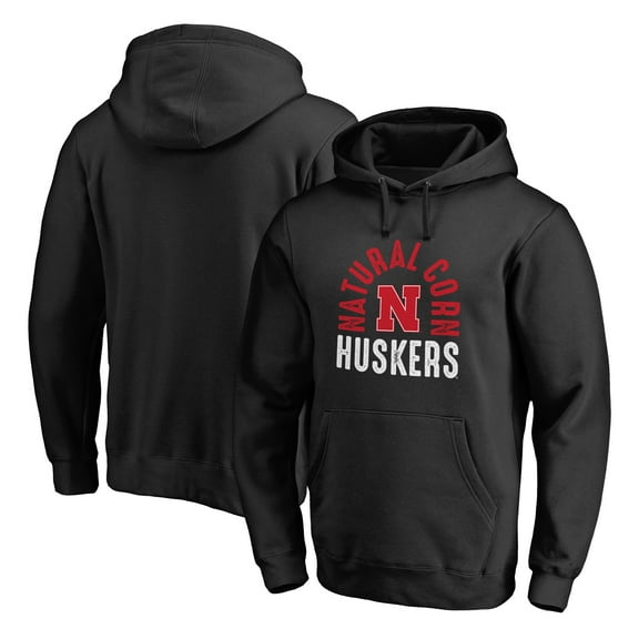 Men's Black Nebraska Huskers Hometown Collection Pullover Hoodie
