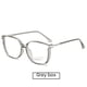 thumbnail image 2 of Gafas de lectura con luz anti-azul para mujer, anteojos con montura grande, montura artística, gafas para hipermetropía, gafas lisas que combinan con todo, 2 of 3