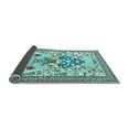 thumbnail image 2 of Ahgly Company Indoor Square Animal Light Blue Traditional Area Rugs, 7' Square, 2 of 4