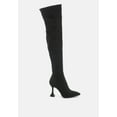 thumbnail image 6 of Brandy Faux Suede Over The Knee High Heeled Boots, 6 of 10