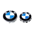 thumbnail image 3 of 4pcs For Bmw Wheel Cover Standard BMW BMW Blue White Wheel Plastic Cover Wheel Hub Label, 3 of 5