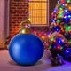 thumbnail image 1 of Globo Bola inflable navideña de 60 cm para decoración exterior de árboles y jardines, color azul (1 unidad) Rkxzt, 1 of 8