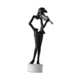 thumbnail image 3 of yotijay 20cm Violin Performance Musician Statue Resin Sculpture Desk Collection Tabletop Black, 3 of 9