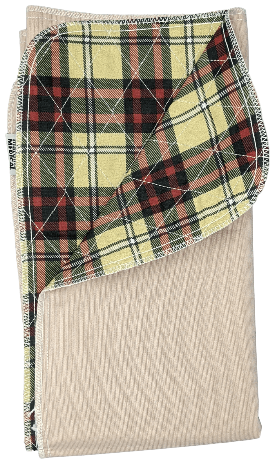 2 Bed Pads Washable Incontinence Underpad Mattress Protector 34 x 36 - Plaid