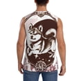 thumbnail image 4 of Salouo Vintage Husky Dog Pattern Men's Sleeveless T Shirts,Men's Regular-Fit Tank Top Sports Shirt for Men Sleeveless Tank Shirt -Large, 4 of 6