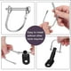thumbnail image 3 of juegos de acopladores de remolque de bicicleta, conector de acero, adaptador de enganche de remolque de bicicleta, acoplador de montaje de enganche de remolque con herramienta múltiple Snowflake 18 en, 3 of 5