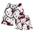 thumbnail image 4 of Sanrio hellokitty verano suelto playa pareja modelos pantalones cortos cientos de tendencia ocio dormir pantalones cortos y2k lindos pantalones de casa, 4 of 5