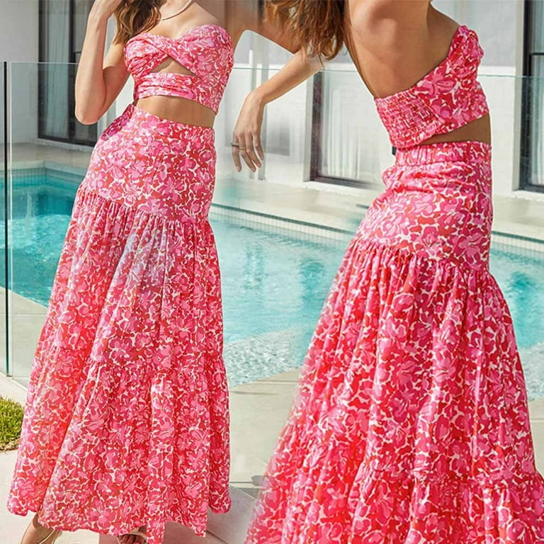 Ladies skirt and top sets cheap