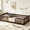Espresso, variant on Bellemave Full Size Floor Bed Frame, Wooden House Bed Full Size with Fence, Montessori Bed with Guardrails for Bedroom(White)
