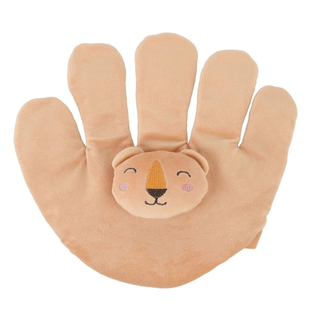 Baby Sleeping Toy Cute Hand Shaped Red Bean Filled Multifunctional Plush Baby Sleeping Palm