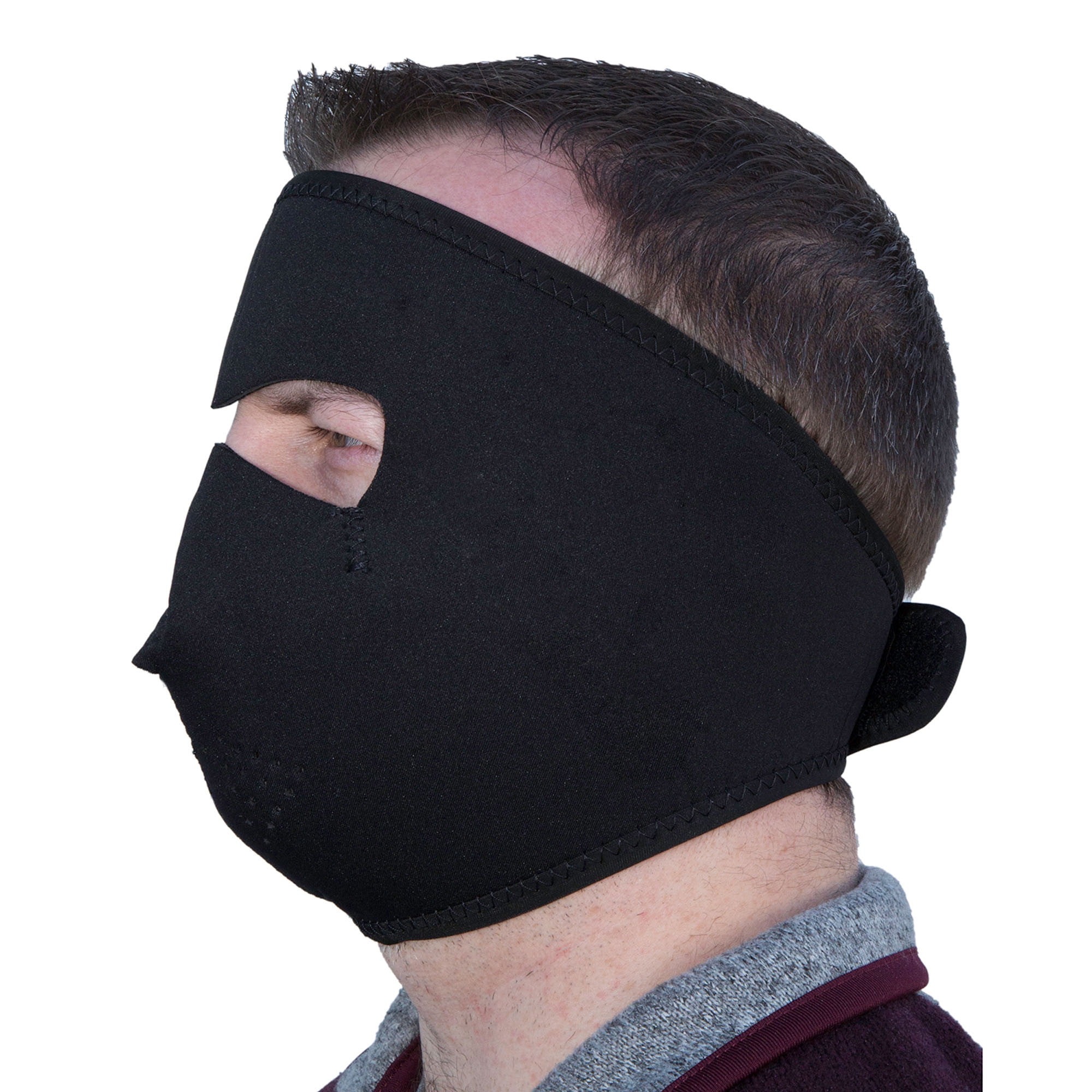 Fuel Helmets: Neoprene Motorcycle Face Mask, Universal Fit, Sports & Outdoors, Color: Black